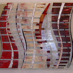 Original paintings on glass - Mixed Media Art