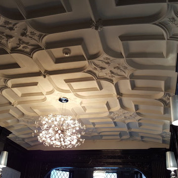 Decorative plaster ceiling restoration