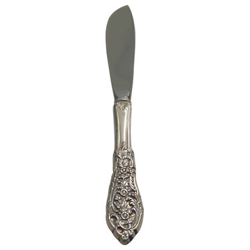 Reed & Barton Sterling Silver Florentine Lace Butter Knife H.H.