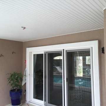 Lanai Ceiling and Soffit Replacement in Trinity Florida