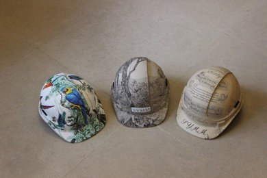 Wallpapered Hard Hats