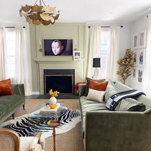 Mantel In Wall Color