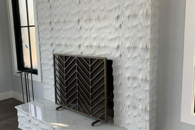 Fireplace | Custom Stone Veneer & Mantel