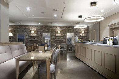 Coffee counter 3d rendering