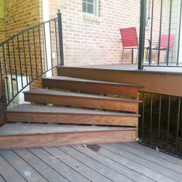 Curved Ipe deck