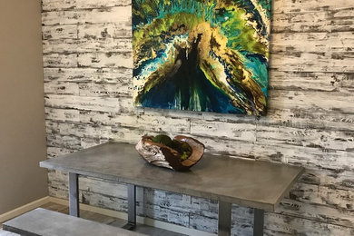 Mid-sized minimalist kitchen/dining room combo photo in Phoenix