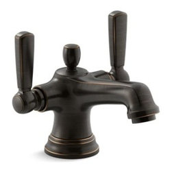 Bancroft(R) monoblock single-hole bathroom sink faucet with escutcheon and metal - Bathroom Sink Faucets