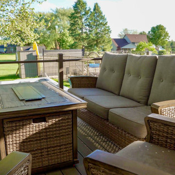 Pool Deck with Covered Living Space