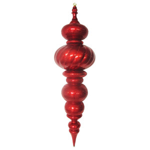 Red//Green//White 10 Queens of Christmas WL-ORN-Finial-RE//GR//WH Finial Ornament