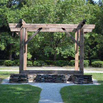 Salvaged Lumber Garden Structure