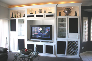Home theater photo in Vancouver