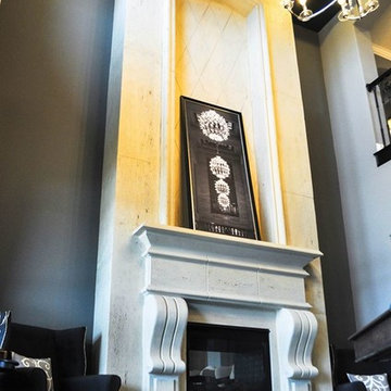 Imperial, Raised Hearth, Wall Treatment