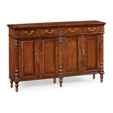 Double Narrow Cabinet With Twin Cupboards