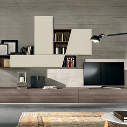 Modern Wall Unit Zen by SPAR, Italy - $2,065.00 - Entertainment Centers And Tv Stands