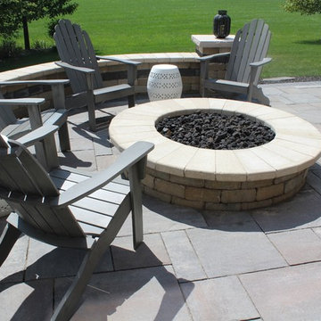 Restful Seating Area and Outdoor Fire Pit (Zionsville, IN)