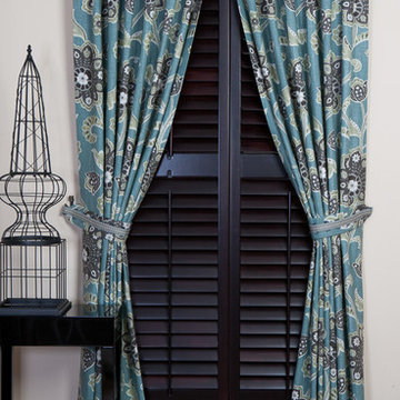 Flat pleated Drapery Panels