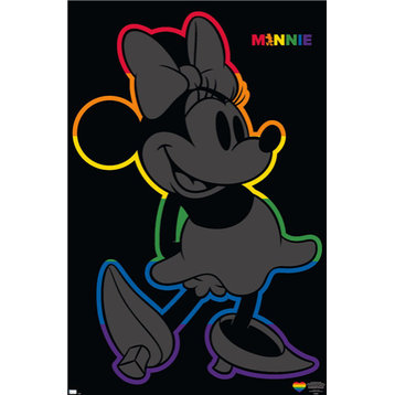Disney Minnie Mouse - Rainbow Outline
