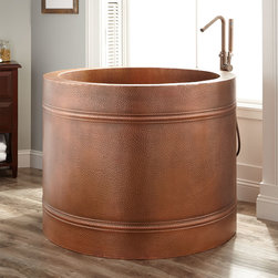 43" SHIRA COPPER JAPANESE SOAKING TUB - Bathtubs