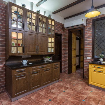 A Cheery Kitchen Dressed in Retro Vibes