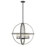 Z-Lite - Z-Lite 472B26-ABB Kirkland - 25" Six Light Pendant - Featuring a cage-inspired frame, this six-light peKirkland 25" Six Lig Ashen Barnboard *UL Approved: YES Energy Star Qualified: n/a ADA Certified: n/a  *Number of Lights: Lamp: 6-*Wattage:100w Medium Base bulb(s) *Bulb Included:No *Bulb Type:Medium Base *Finish Type:Ashen Barnboard