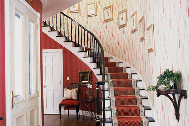 Inspiration for an eclectic entryway remodel in Columbus