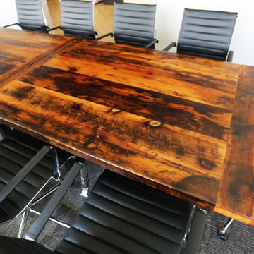 Boardroom Tables made from Reclaimed Wood