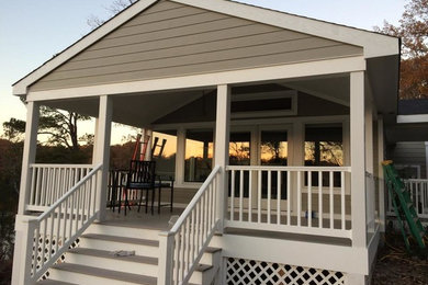 Inspiration for a craftsman home design remodel in Other