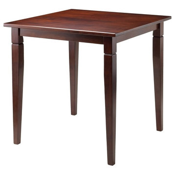 Winsome Wood Kingsgate Dining Table Routed With Tapered Leg