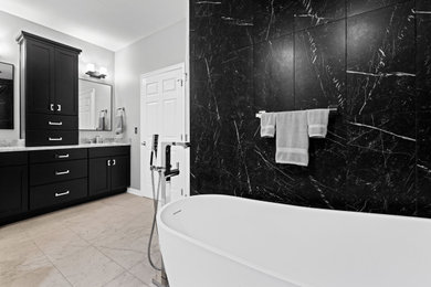 Bathroom - modern bathroom idea in Richmond