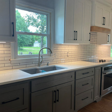 Lively Load-bearing Wall Removal with New Kitchen