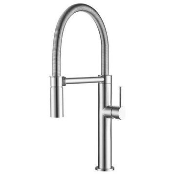 Franke FFPD4350 Pescara Single Handle Pull-Down Kitchen Faucet - Stainless