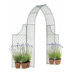 Gothic Arch with Trellis panels - Pergolas, Arbours & Trellises