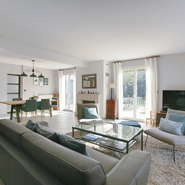 Décoration d'une maison familiale en région parisienne