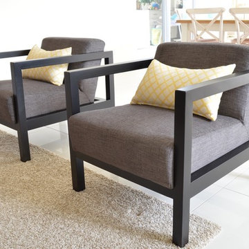 Bespoke framed armchairs