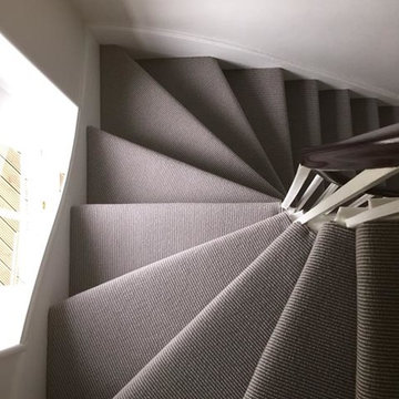 Grey Carpet to Stairs in East London