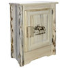 Montana Woodworks Homestead Collection Headboard With Laser Engraved Bear Design Stain Clear Lacquer Finish King Size