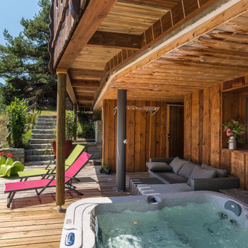 Chalet de montagne en Vanoise : jacuzzi extérieur !