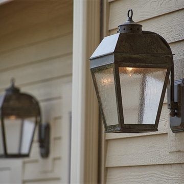 Outdoor Lighting for a New Traditional Country Estate