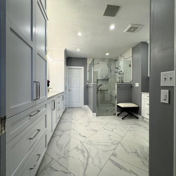 Sophisticated Haven. Primary bathroom renovation