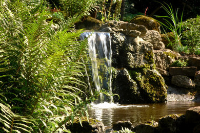 Water cascade garden