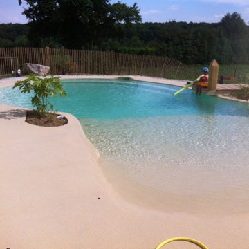 Piscines forme libre