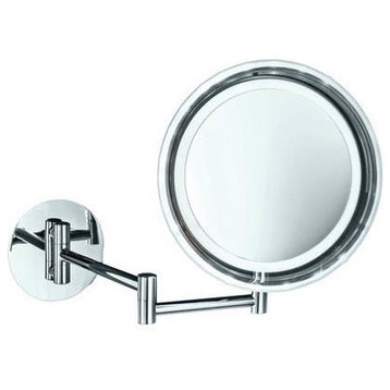 WS 16 Magnifying Makeup Mirror in Polished Chrome w/ LED Light