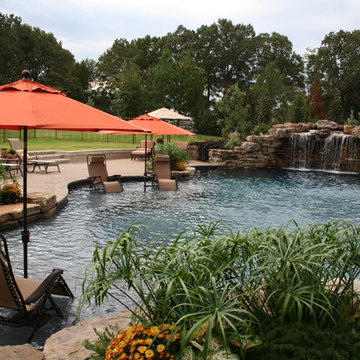 Freeform Pool & Waterfall