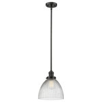 Innovations Lighting - 1-Light Seneca Falls 10" Pendant, Oil Rubbed Bronze - One of our largest and original collections, the Franklin Restoration is made up of a vast selection of heavy metal finishes and a large array of metal and glass shades that bring a touch of industrial into your home.