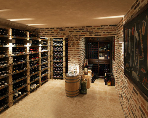Industrial Wine Cellar Design Ideas, Remodels & Photos