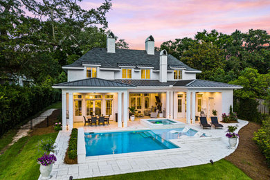 Transitional exterior home photo