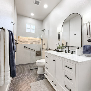 Timeless Universal Design Bathroom Remodel