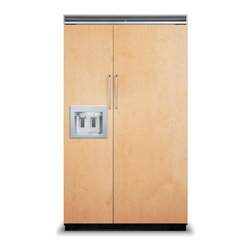 Viking 48" Built-in Side By Side Refrigerator, Custom Panel | FDSB5482D - Refrigerators