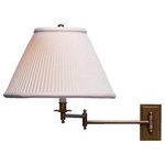 Robert Abbey - Robert Abbey 1504 Kinetic - One Light Wall Sconce - Shade Included: TRUE  Cord ColoKinetic One Light Wa Antique Brass Natura *UL Approved: YES Energy Star Qualified: n/a ADA Certified: n/a  *Number of Lights: Lamp: 1-*Wattage:150w E26 Medium Base bulb(s) *Bulb Included:No *Bulb Type:E26 Medium Base *Finish Type:Antique Brass