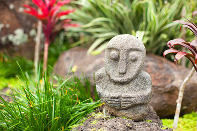 Photo of a tropical landscaping in Hawaii.